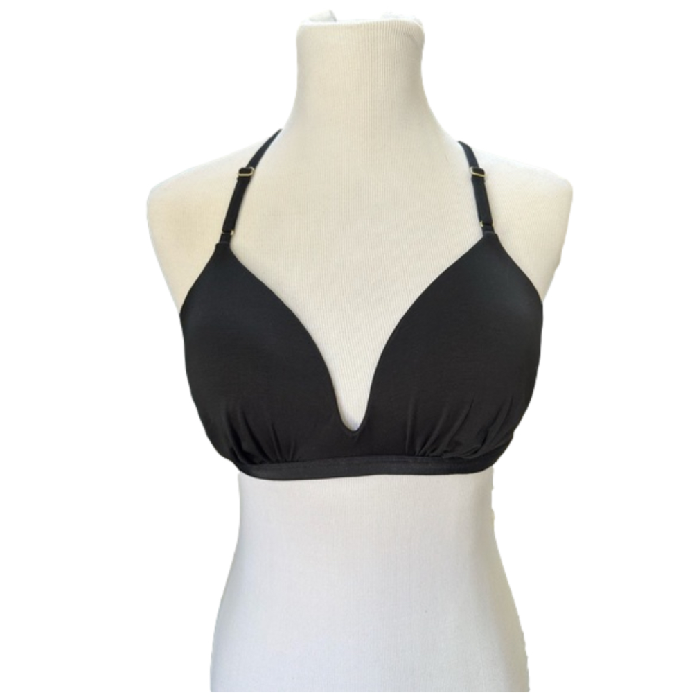 Athleta Triangle Bikini Top - size medium - cross back - no flaws!